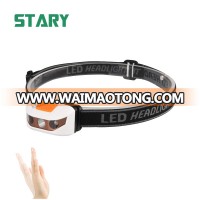 Best ultralight battery operated headlamp led motion sensor head lamp